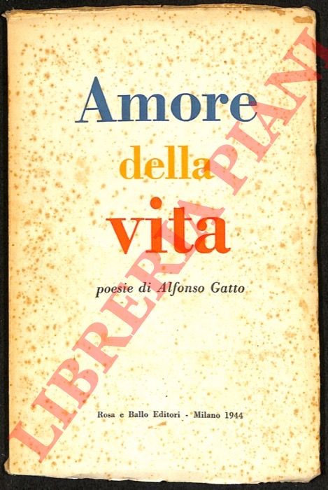 GATTO Alfonso - - Amore della vita.