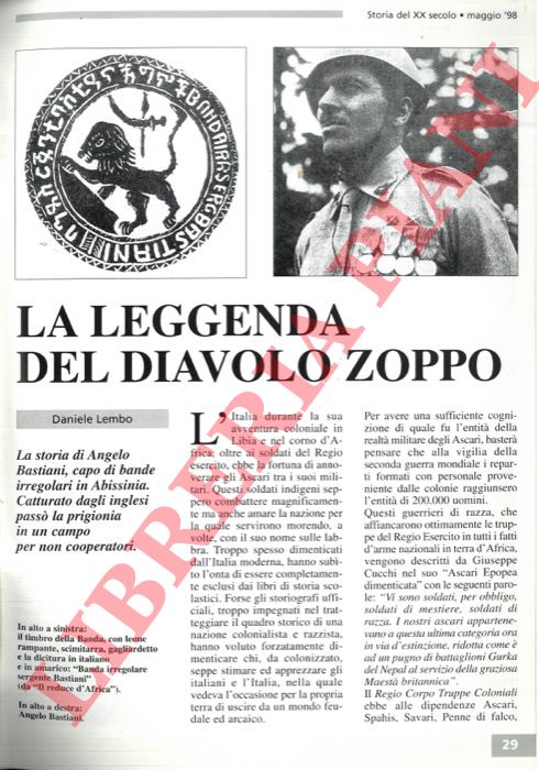 LEMBO Daniele - - La leggenda del diavolo zoppo.