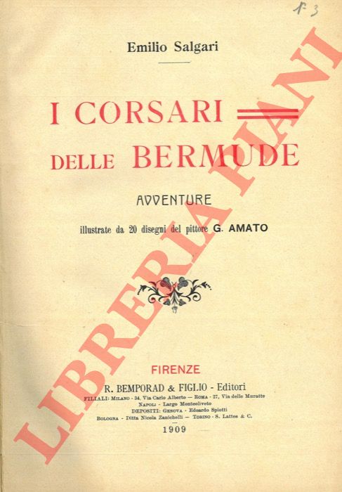 SALGARI Emilio - - I corsari delle Bermude.