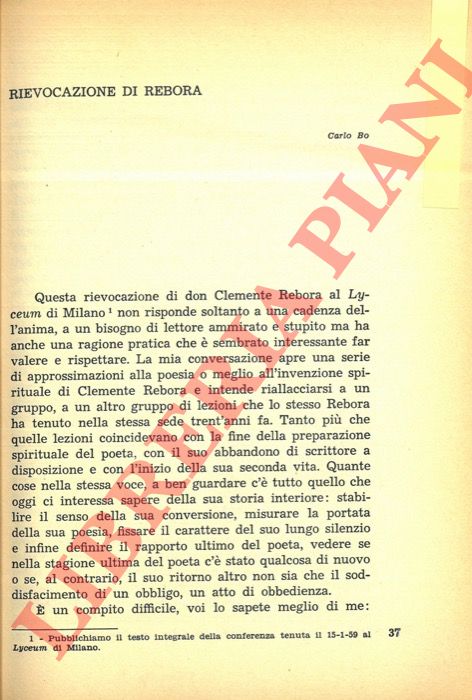 BO Carlo - - Rievocazione di Rebora.
