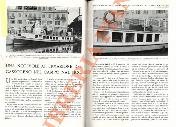 DE CAPITANI S. - - Una notevole affermazione del gasolio nel campo nautico.