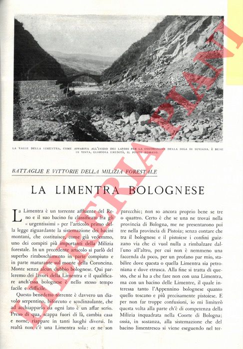 TEGANI Ulderico - - La Limentra Bolognese.
