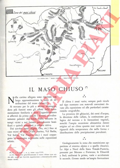 PILLA Cesare - - Il maso chiuso.