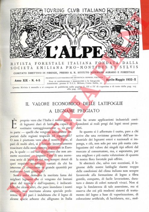 AA. VV. - - Il valore economico delle latifoglie a legname pregiato. Il noce. Gli olmi. Lo spaccasassi o bagolaro. I ciliegi selvatici. Cenni botanici sul genere Acer. Gli aceri nella selvicoltura italiana. I frassini. Le principali malattie degli aceri, dei frassini e dei noci.