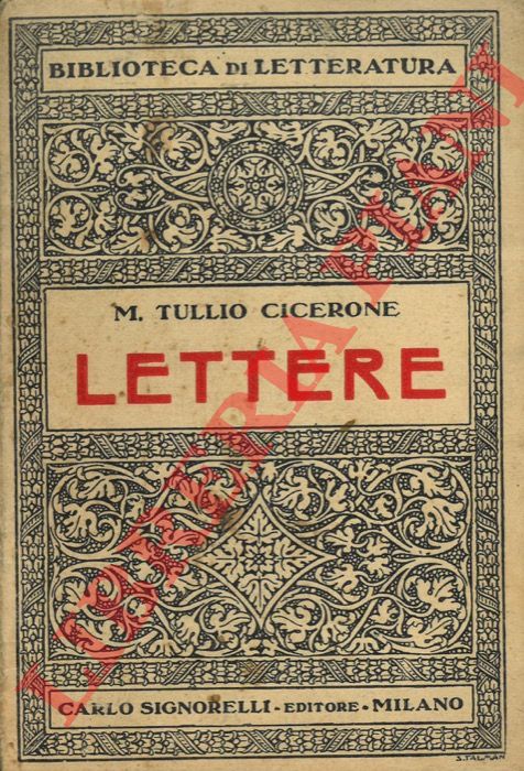 M. Tullio Cicerone - - Lettere.
