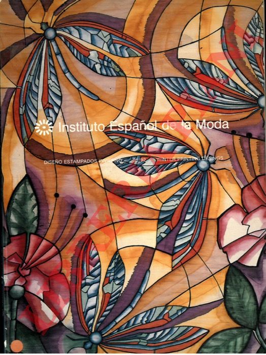 - - Instituto Espanol de la Moda. Diseno estampados invierno 91/92. Winter Printing Designs.