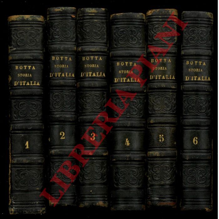 BOTTA Carlo - - Storia d'Italia dal 1789 al 1814.