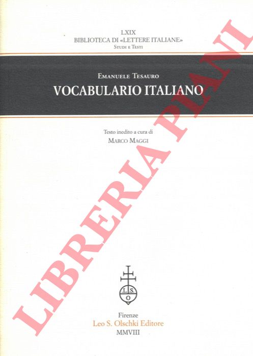 TESAURO Emanuele - - Vocabulario italiano.