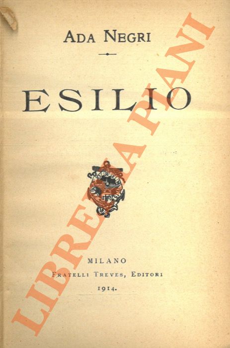 NEGRI Ada - - Esilio.