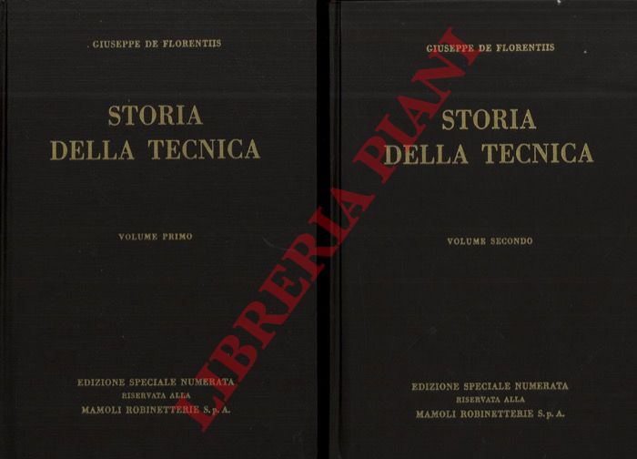 DE FLORENTIIS Giuseppe - - Storia della tecnica.