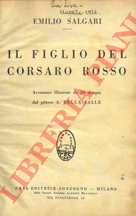 SALGARI Emilio - - Il figlio del Corsaro Rosso.