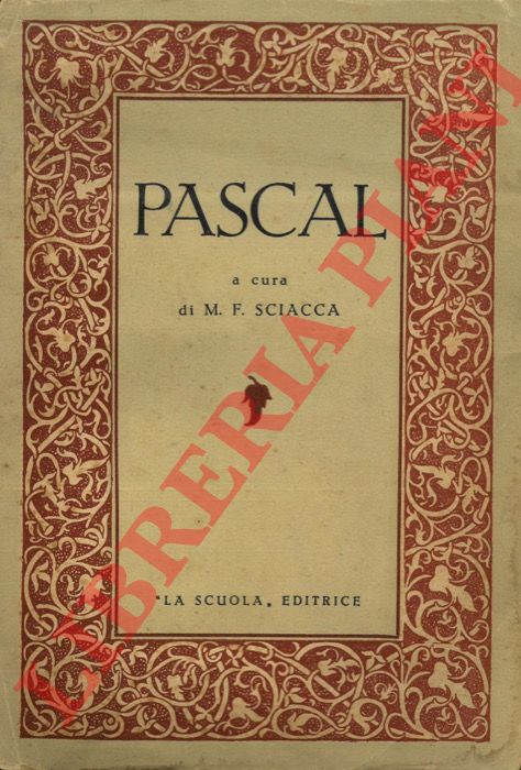 (SCIACCA M.F.) - - Pascal.