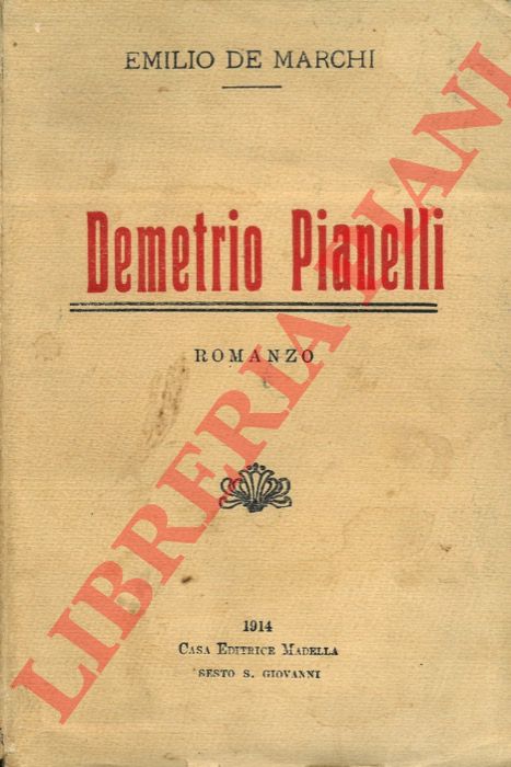 DE MARCHI Emilio - - Demetrio Pianelli.