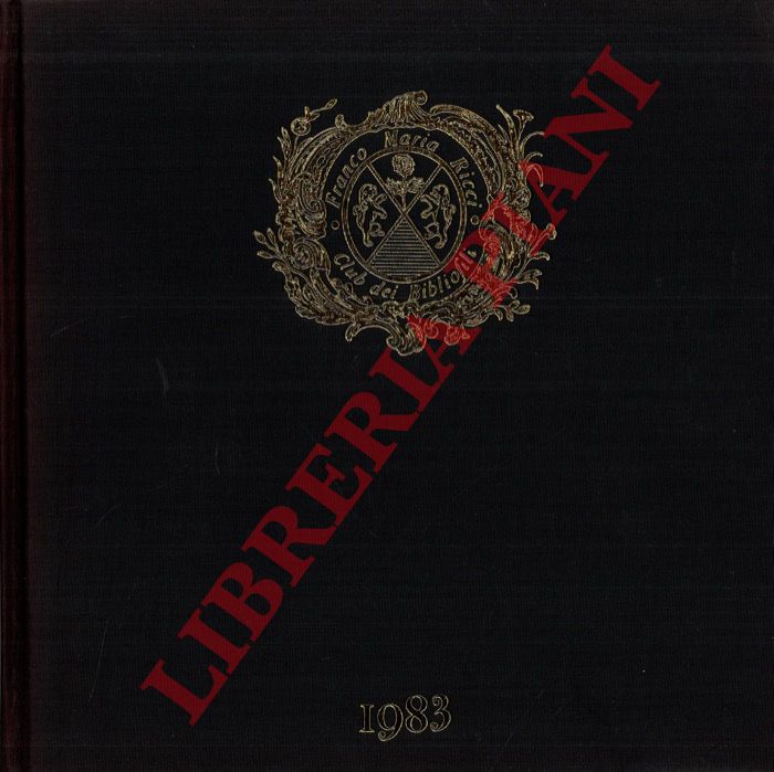 Franco Maria Ricci - - Club dei Bibliofili 1983.