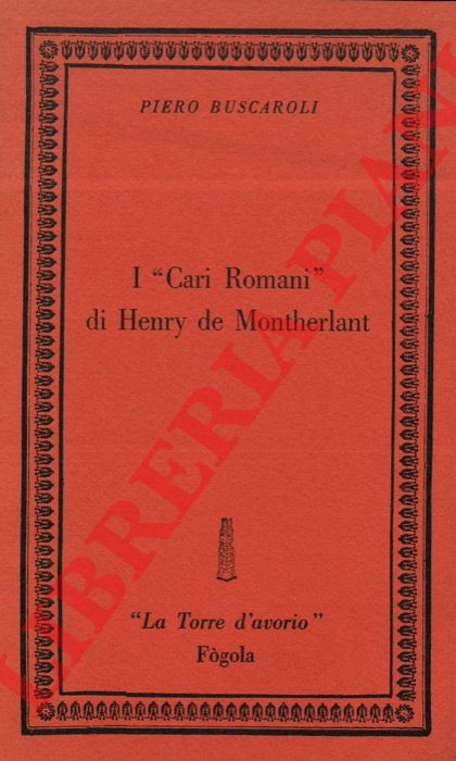 BUSCAROLI Piero - - I 