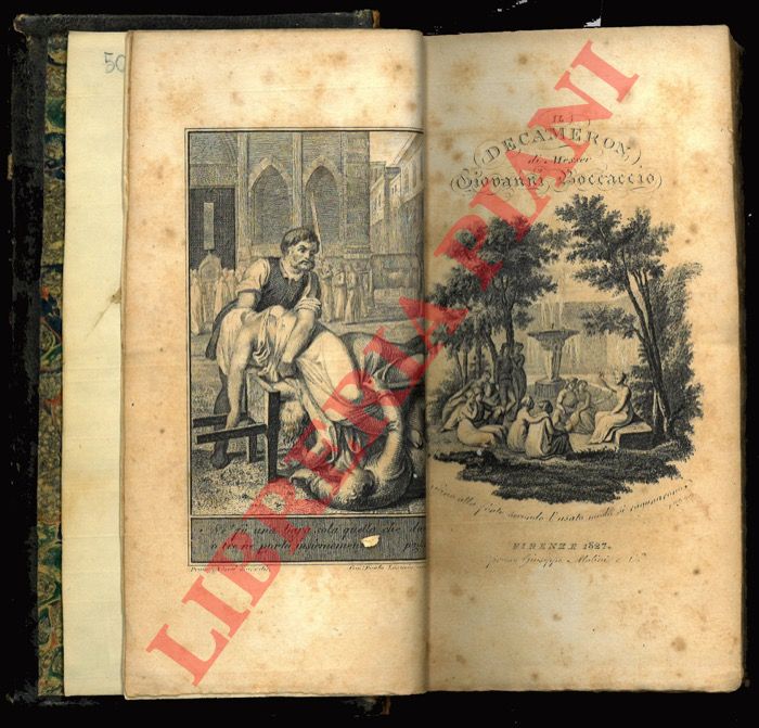 BOCCACCIO Giovanni - - Il Decameron.
