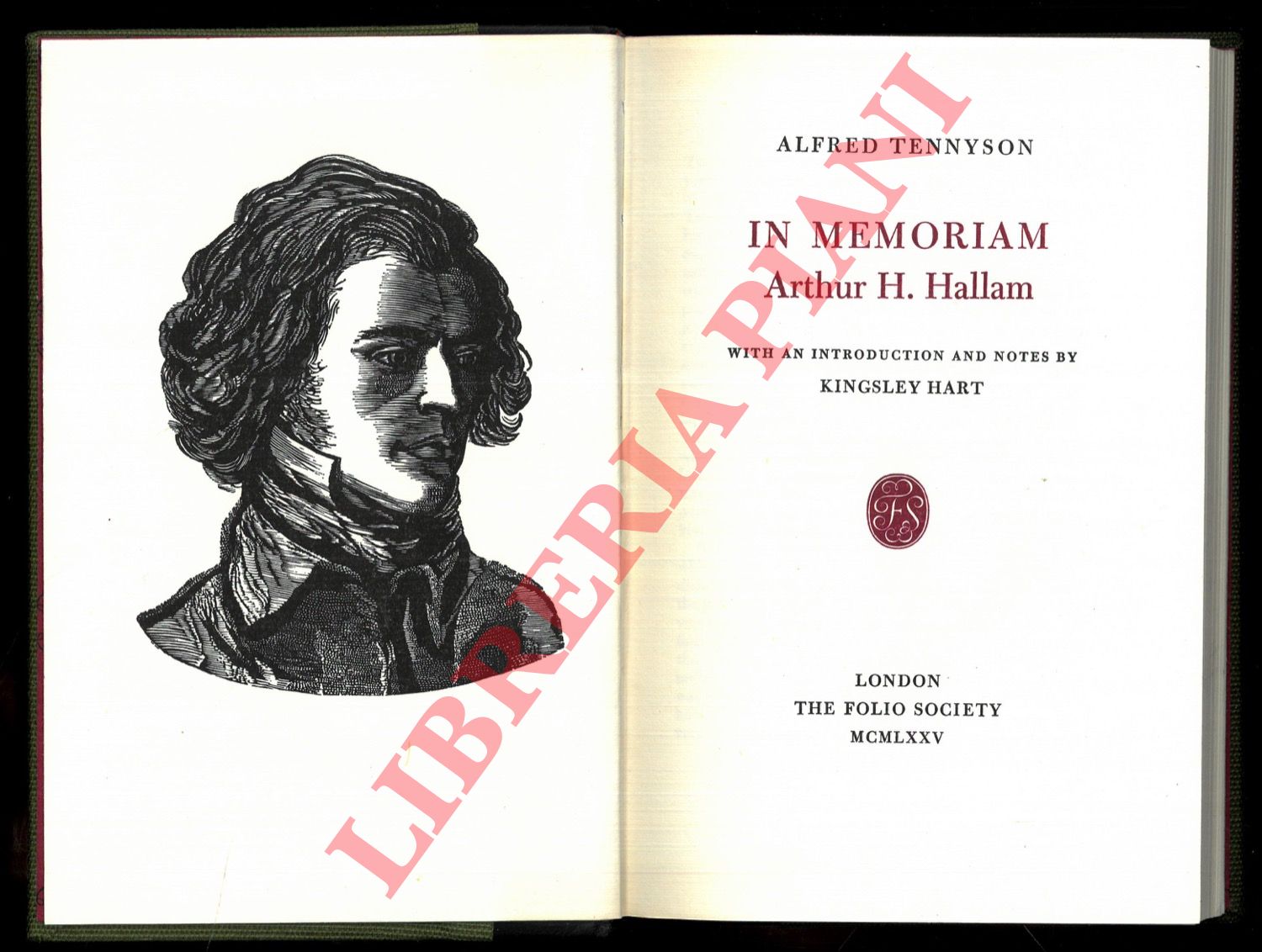 TENNYSON Alfred - - In Memoriam Arthur H. Hallam. With Introduction and Notes by Kingsley Hart.