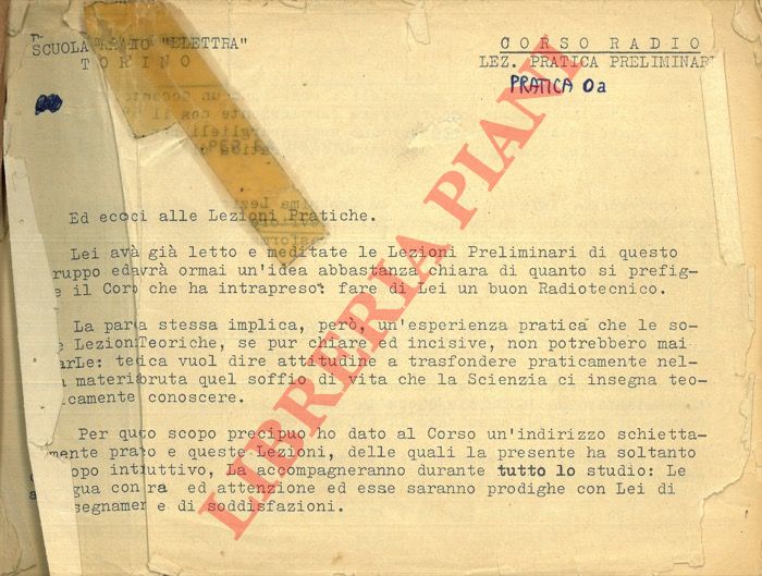 Scuola Radio Elettra. Torino - - RADIO : Montaggi vari. Lezioni pratiche. 1a e 2a parte.