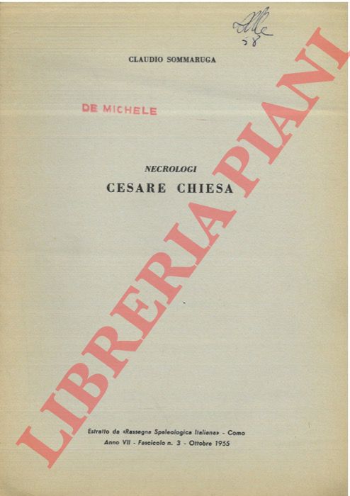 SOMMARUGA Claudio - - Cesare Chiesa.