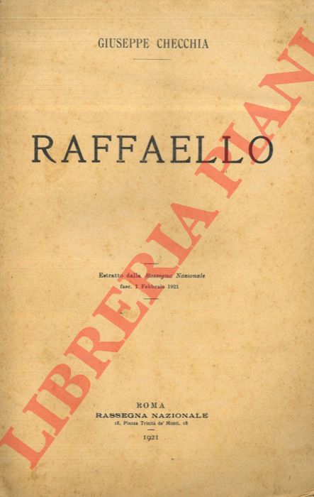 CHECCHIA Giuseppe - - Raffaello.