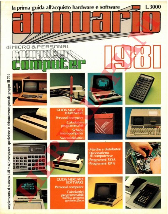 - - Annuario di micro & personal COMPUTER. 1981.