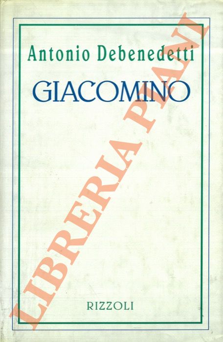 DEBENEDETTI Antonio - - Giacomino.