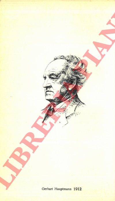 HAUPTMANN Gerhart - - Scrittori del mondo. I Nobel. Gerhart HAUPTMANN.
