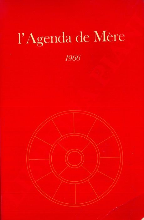 LA MERE - - L'agenda. VII: 1966.