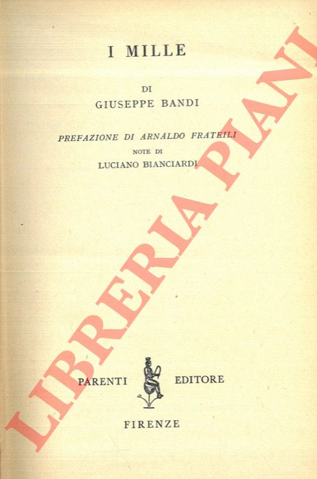 BANDI Giuseppe - - I mille.