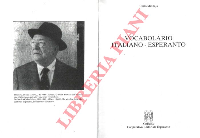 MINNAJA Carlo - - Vocabolario italiano - esperanto.