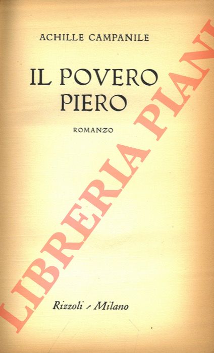 CHELAZZI Gino - - Il romanzo di un ragazzo.