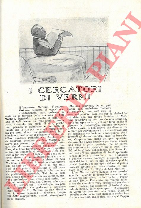 BODRERO Emilio - - I cercatori di vermi.