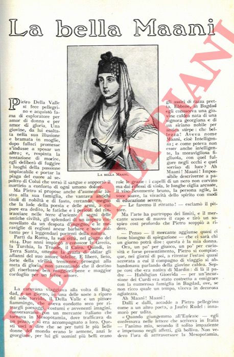ALBERTAZZI Adolfo - - La bella Maani.