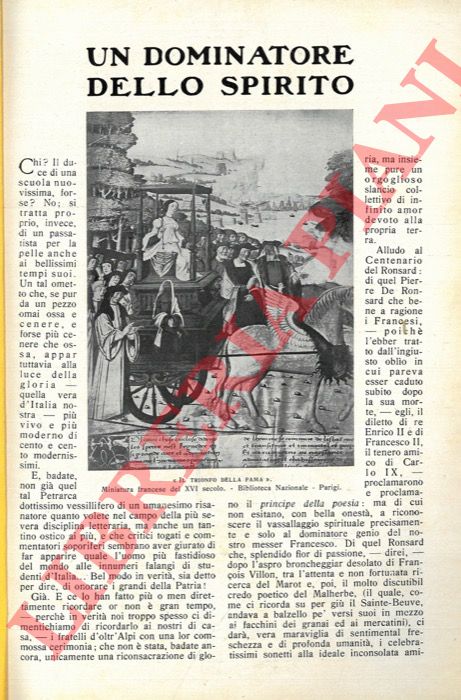 RUBETTI Guido - - Un dominatore dello spirito.