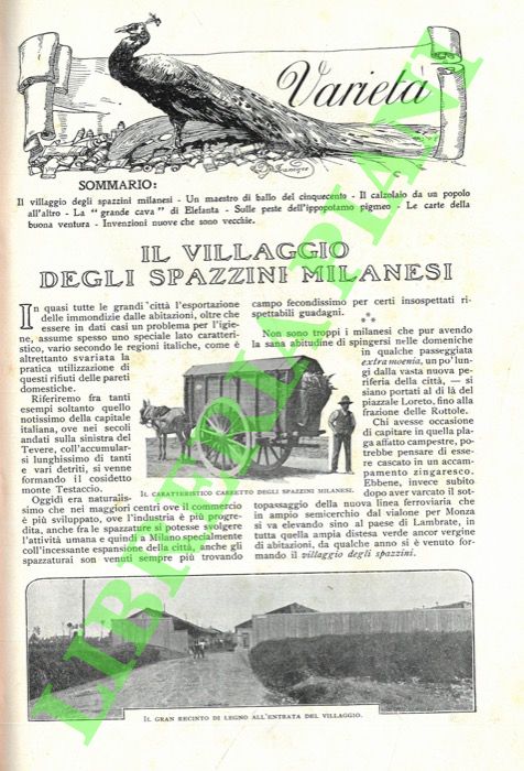 FRANGAR AE. - - Il villaggio degli spazzini milanesi.