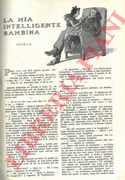 PANZINI Alfredo - - La mia intelligente bambina.