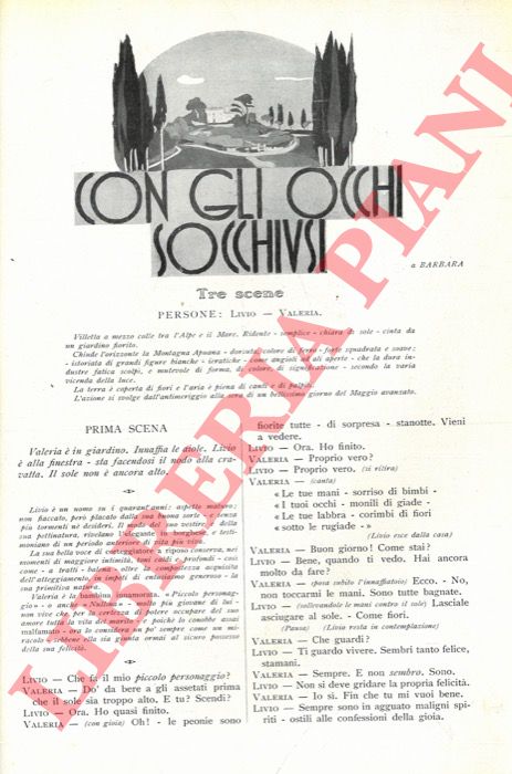 LODOVICI Cesare - - Con gli occhi socchiusi.