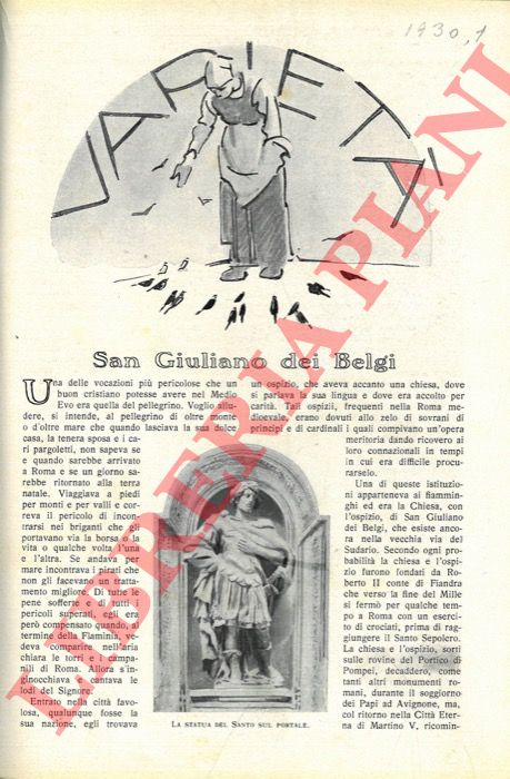 SANTELMO Mario - - San Giuliani dei Belgi.