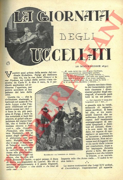 BASSO Maurizio - - La giornata degli Uccellati (16 novembre 1630).