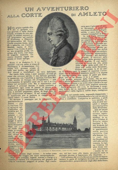 MONDINI Ettore - - Un avventuriero alla corte di Amleto.