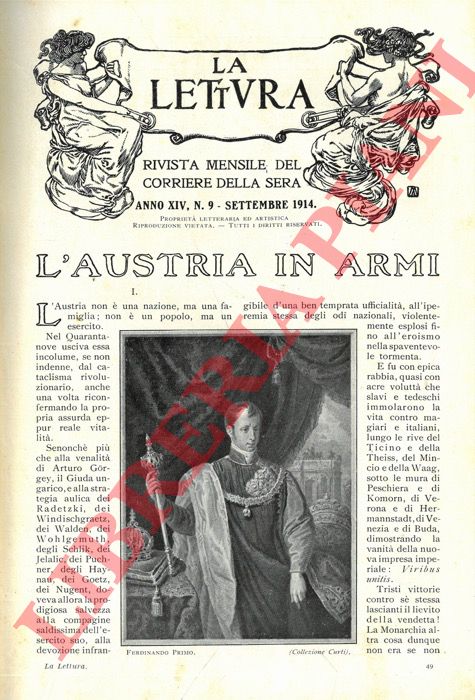COLAUTTI Arturo - - L'Austria in armi.