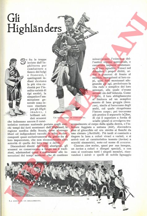 DE SIMONI G. - - Gli Highlanders.