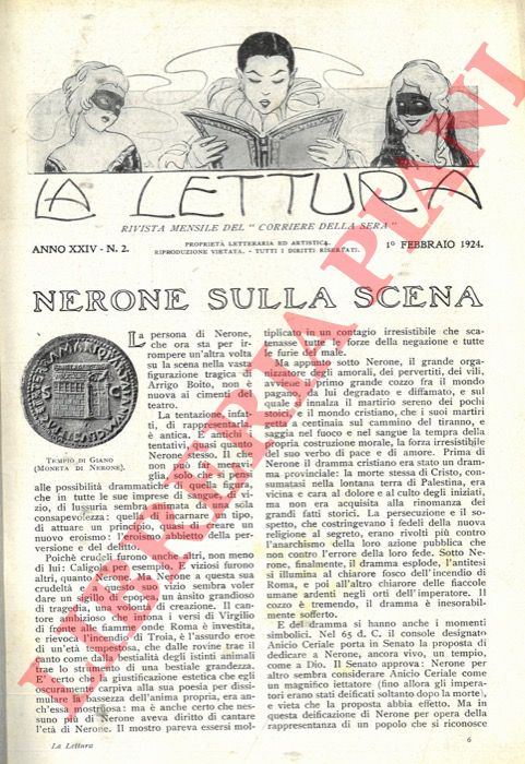 POMPEATI Arturo - - Nerone sulla scena.
