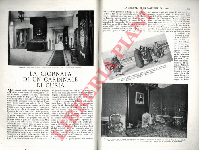 NEGRO Silvio - - La giornata di un cardinale in curia.