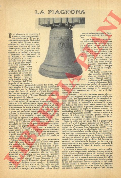 PELLIZZARI Tebaldo - - La Piagnona.
