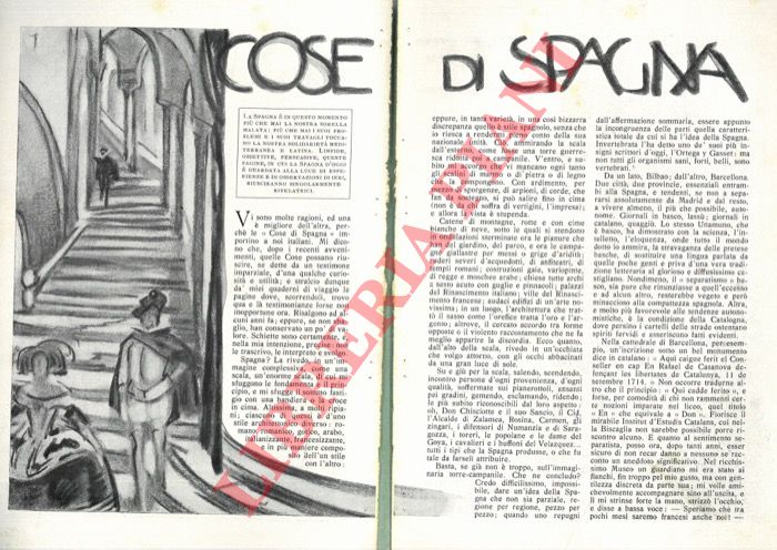 MAZZONI Guido - - Cose di Spagna.