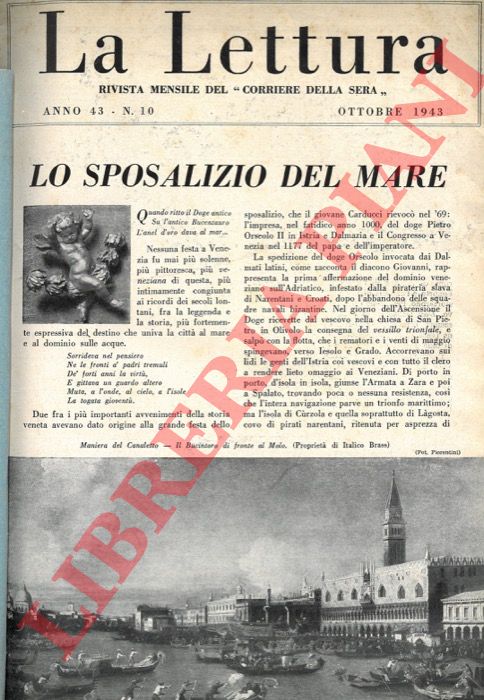 ORTOLANI Giuseppe - - Lo sposalizio del mare.