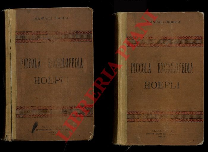 GAROLLO G(ottardo) - - Piccola enciclopedia Hoepli.
