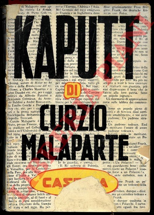 MALAPARTE Curzio - - Kaputt.