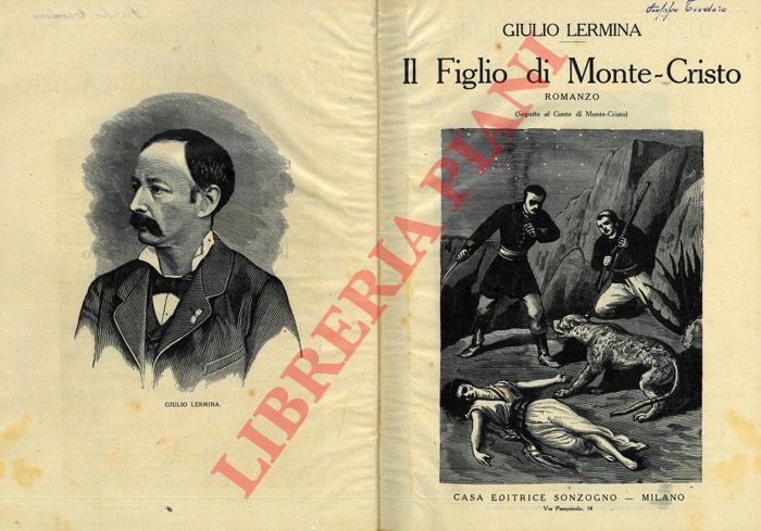 LERMINA Giulio - - Il figlio di Monte-Cristo (Seguito al Conte di Monte-Cristo).